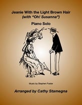 Jeanie With the Light Brown Hair with (Oh! Susanna) - Piano Solo piano sheet music cover